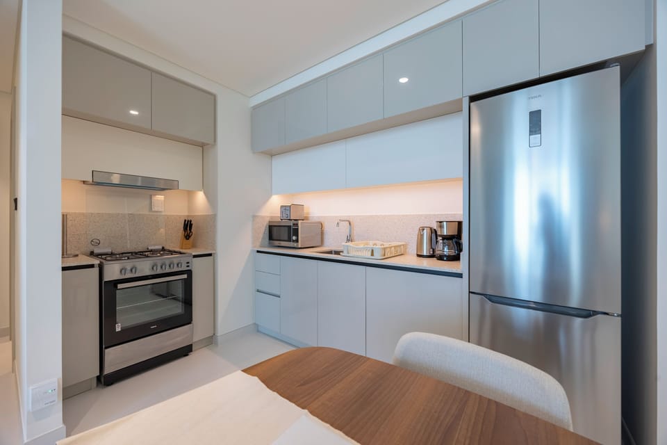Apartment, Balcony | Private kitchen