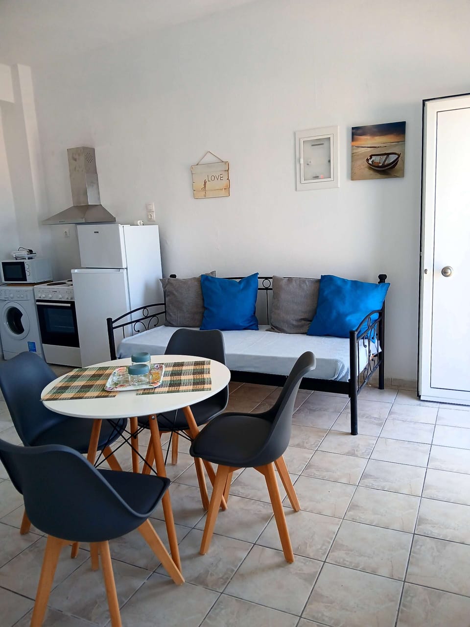 Bright Dining Area with Sea View