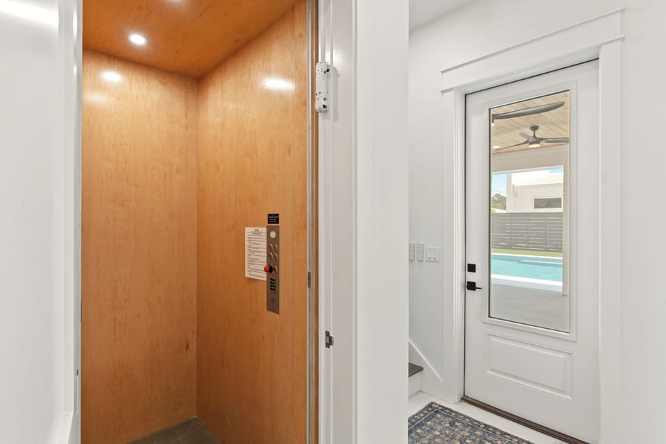 In-home elevator.