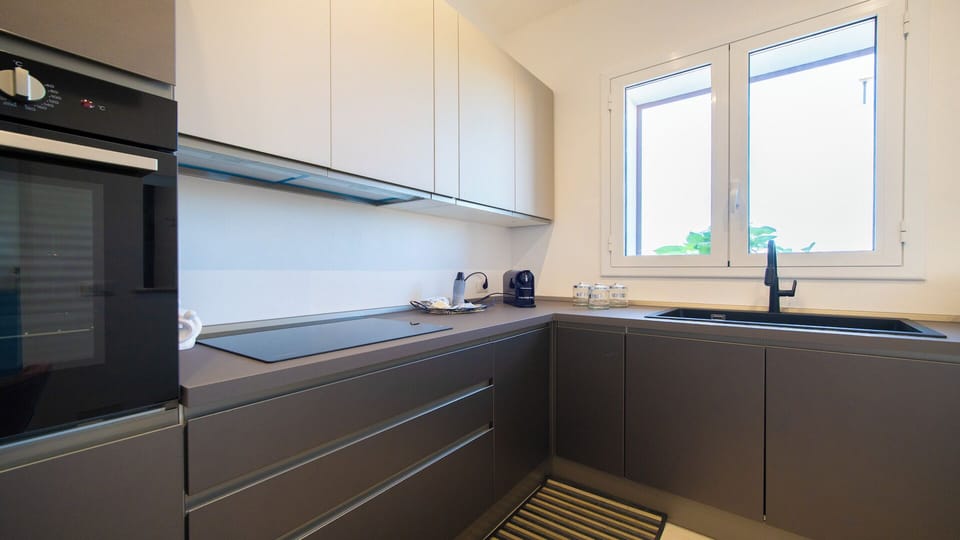 Basic Apartment, Balcony, Sea View | Private kitchen
