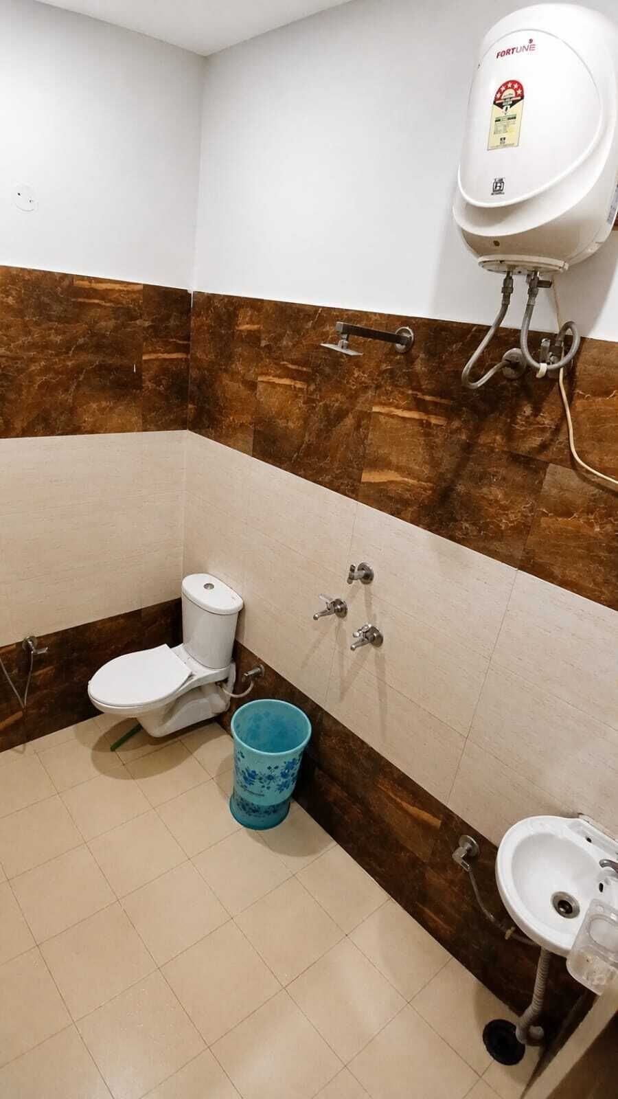 Shower, towels, soap