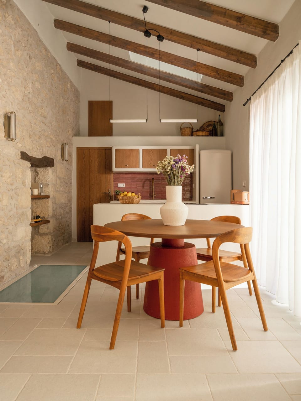 Villa, Private Pool | Living area | 50-inch Smart TV with satellite channels, fireplace, Netflix
