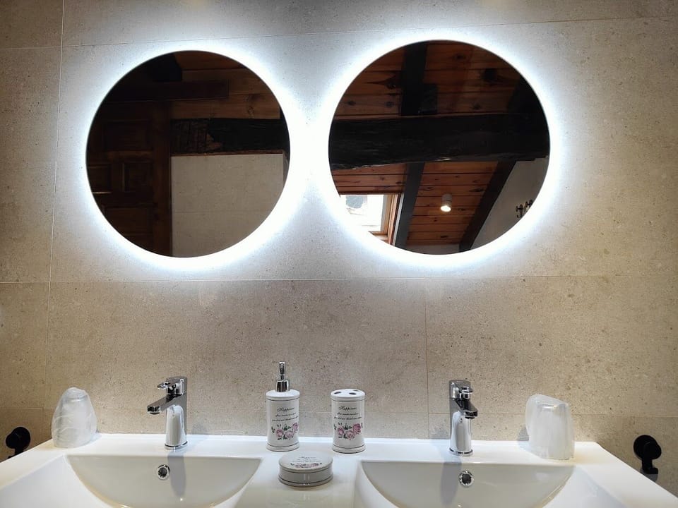 Deluxe Studio Suite | Bathroom | Shower, hair dryer, towels