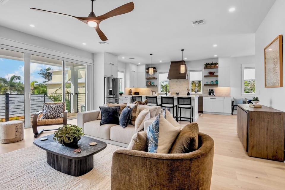 Living Room with Plush Seating and TV