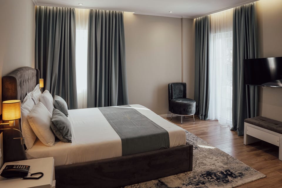 Superior Room, Balcony, Sea View | Premium bedding, memory foam beds, in-room safe, blackout drapes