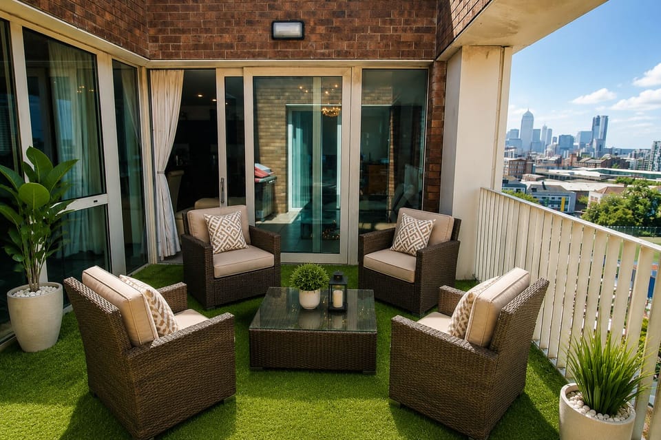 Superior Apartment, City View | View from room