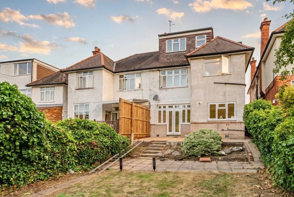 Detached period home with generous garden and its own private entrance