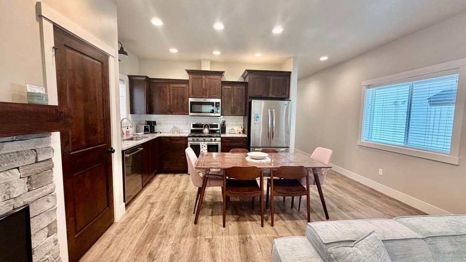 Kitchen and dining room