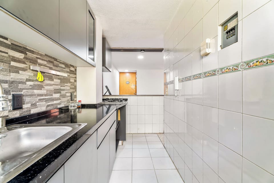 Comfort Apartment, Balcony, City View | Private kitchen