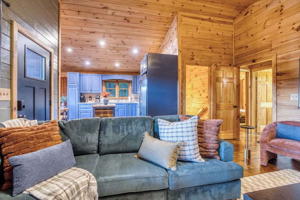 Whether you're cooking or lounging, this open layout keeps everyone in the mix.
