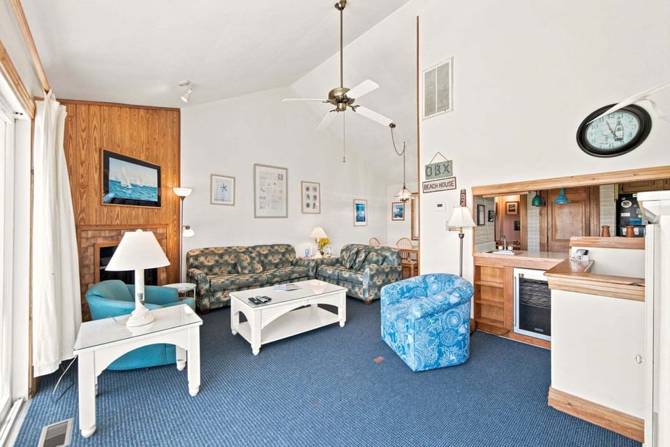 ACF: My Kind of Townhome | Living Area - Deck Access (Fireplace not for guest use)