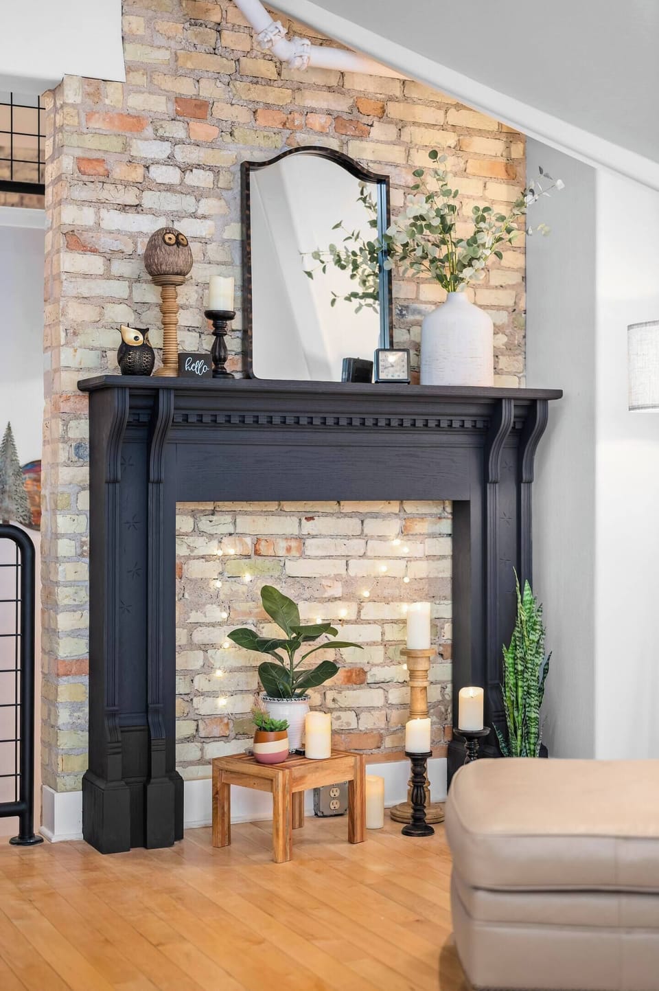Warm historic details that make the space feel special.