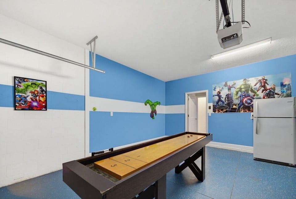 Marvel game room