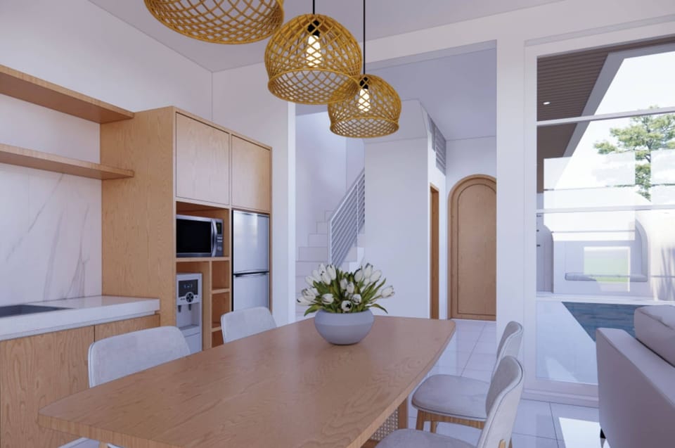 Villa, Pool View | Dining