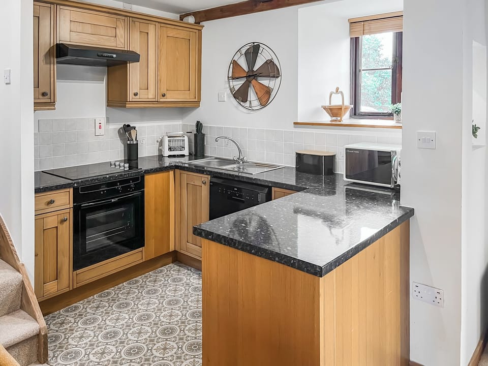 Kitchen area | Brook Cottage - Bridge Farm Country Stays, Sheepwash