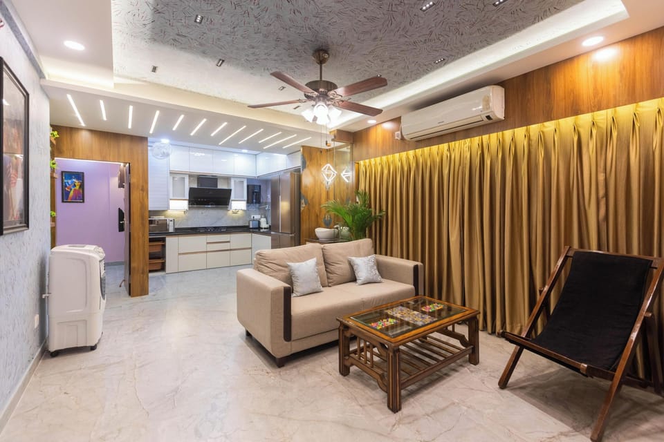 Apartment (2 Bedrooms) | Living area | 44-inch TV with digital channels