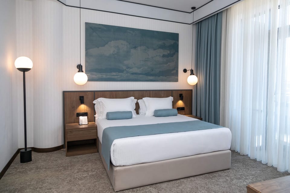 Standard Double Room, City View | In-room safe, blackout drapes, soundproofing, iron/ironing board
