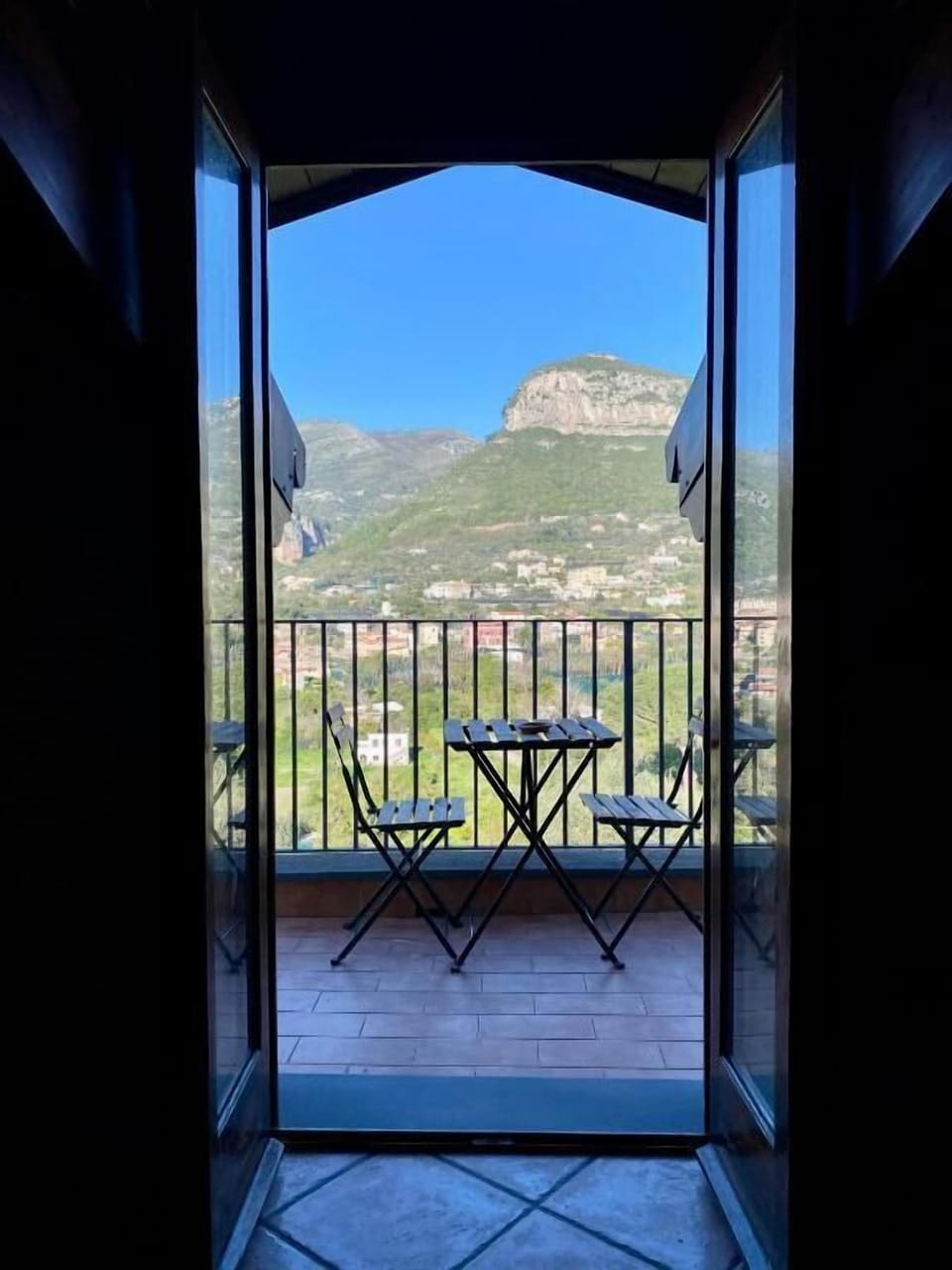 Classic Double Room, Balcony, Partial Sea View | Outdoor dining