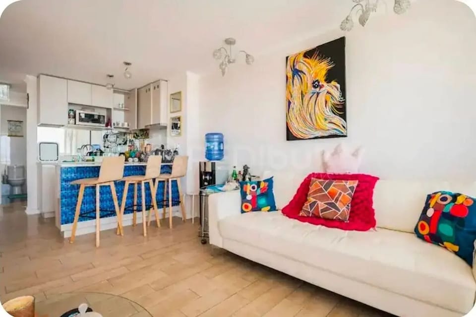 Apartment, Balcony, Sea View | Living area