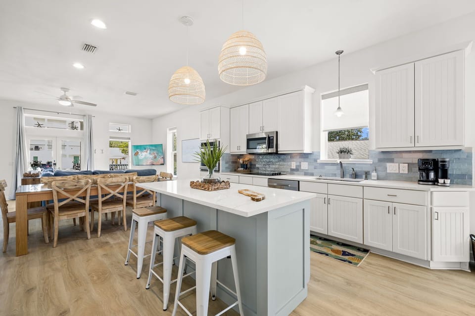 Open concept living with the perfect space for gathering 