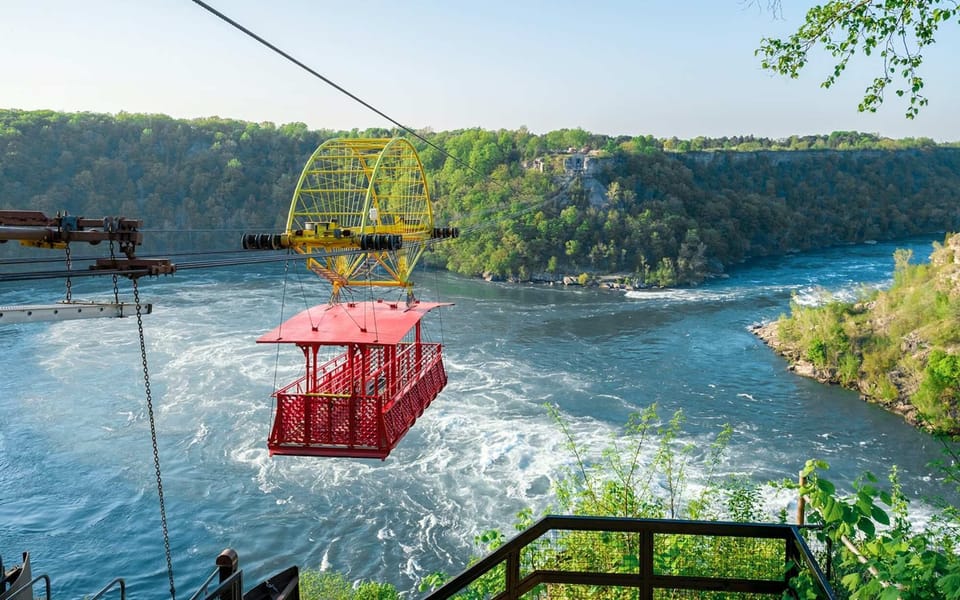 Visit Niagara Falls and Clifton Hill and ride the historic Whirlpool Aero Car for unforgettable views above the Niagara Whirlpool and gorge.