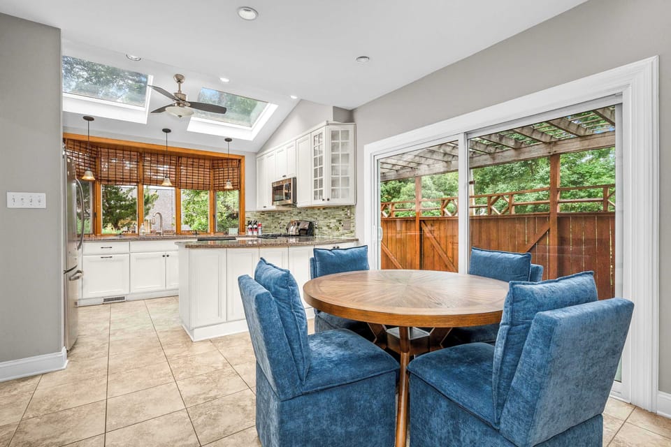 Breakfast Nook with Patio Access