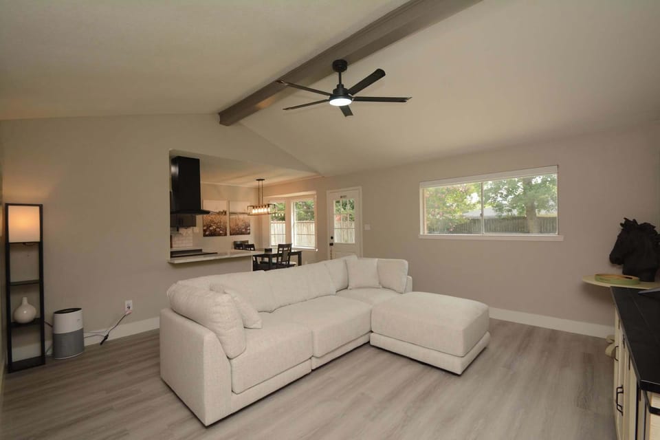 This cozy & comfortable couch is just perfect after a day of fun exploring. 