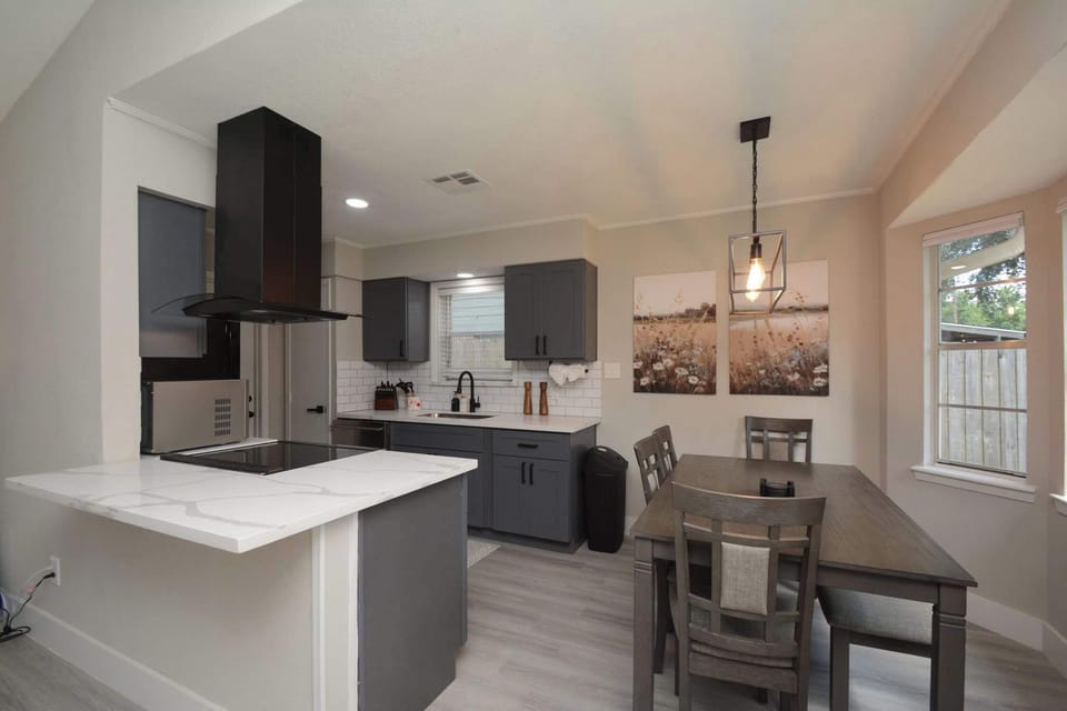 Enjoy the simple beauty of this freshly remodeled kitchen that feels like home.