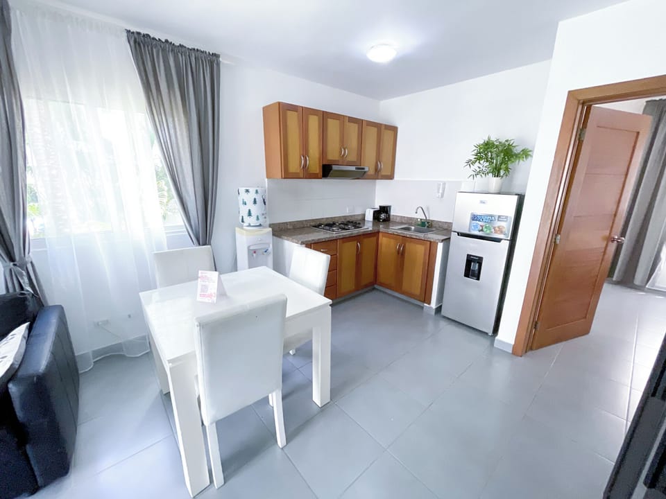 Presidential Suite, Garden View | Private kitchen | Coffee/tea maker, fridge, microwave (on request), stovetop