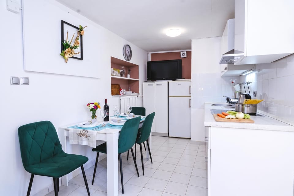 Kitchen and dining area