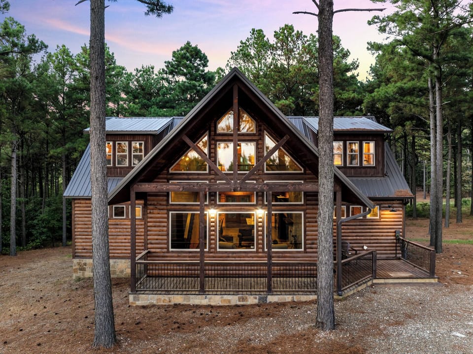 Cure modern cabin in magical woods