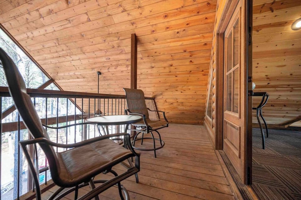 Nice balcony connected to gaming room