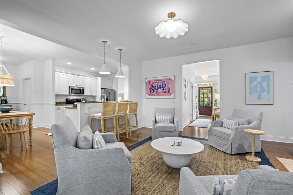 Bar seating / Living Room