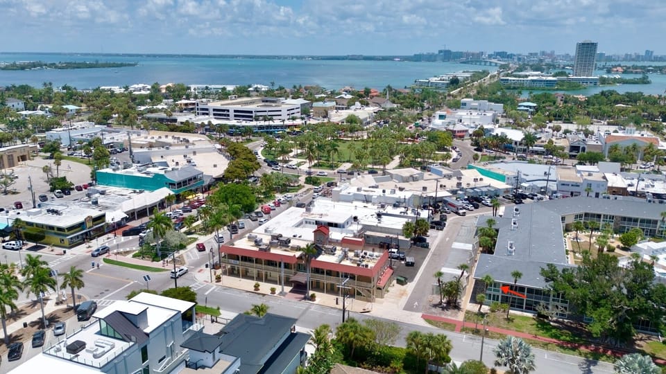 Aerial View - Lido Beach Oasis by Tropical Sands Accommodations