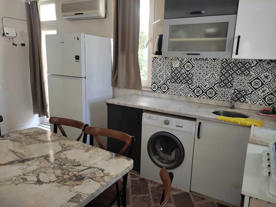 Family Apartment, Balcony, City View | Private kitchen
