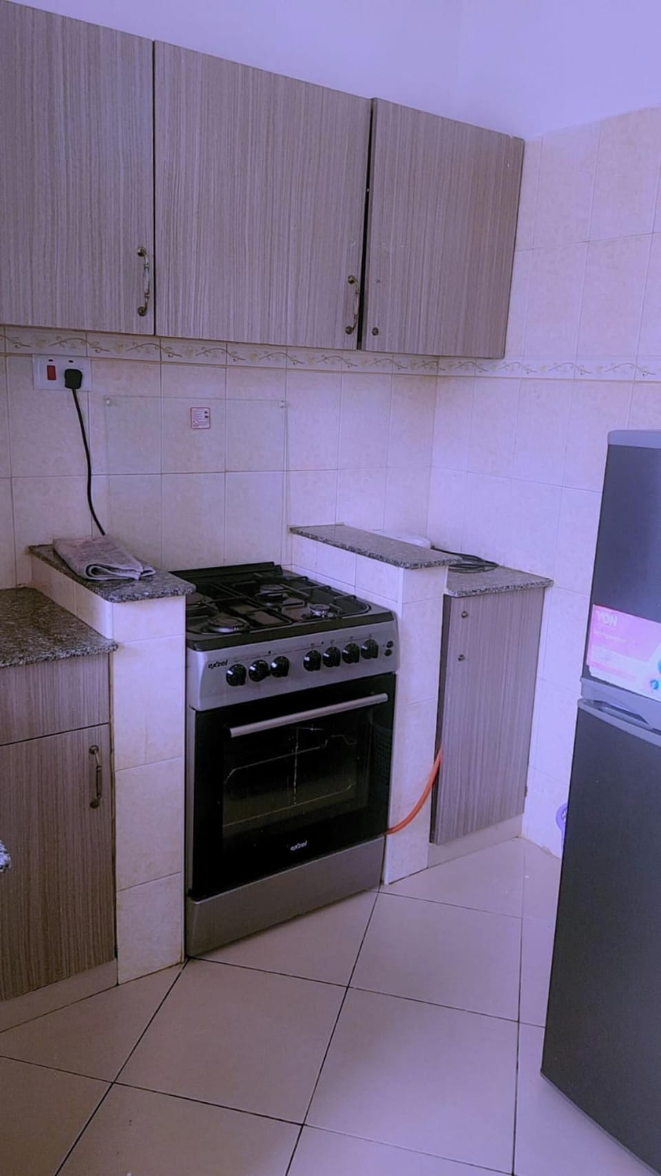 Executive Apartment, 1 Bedroom, Pool View | Private kitchen | Fridge, microwave, oven, stovetop