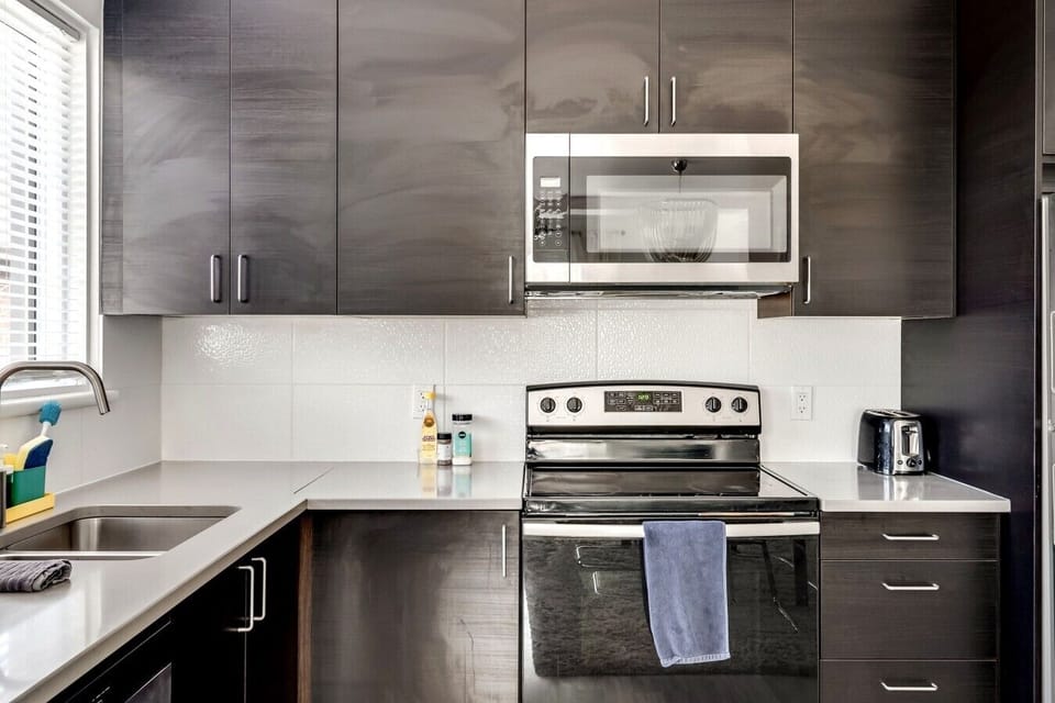 Kitchen with full-size appliances