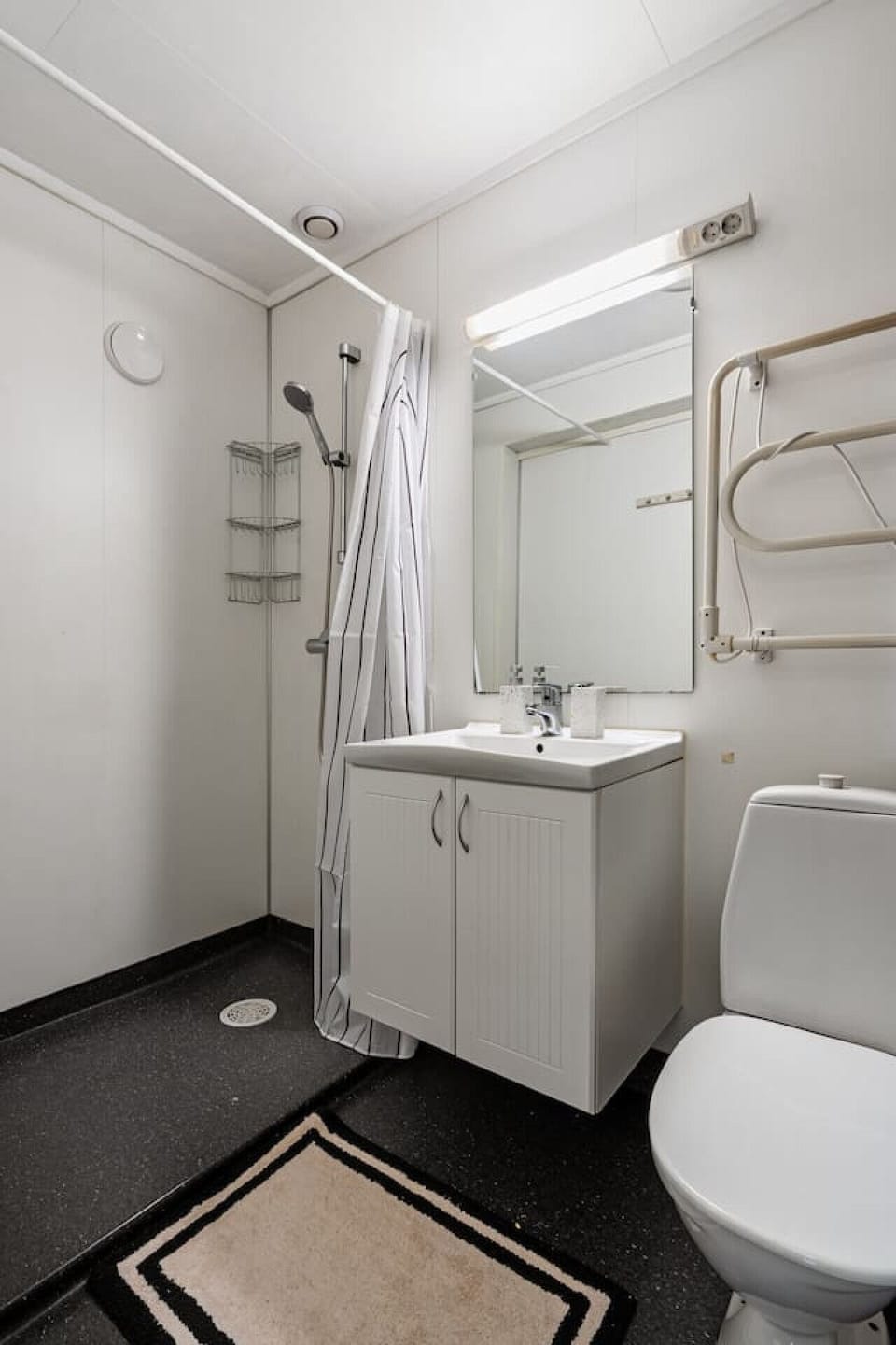 Bathroom with toilet and shower