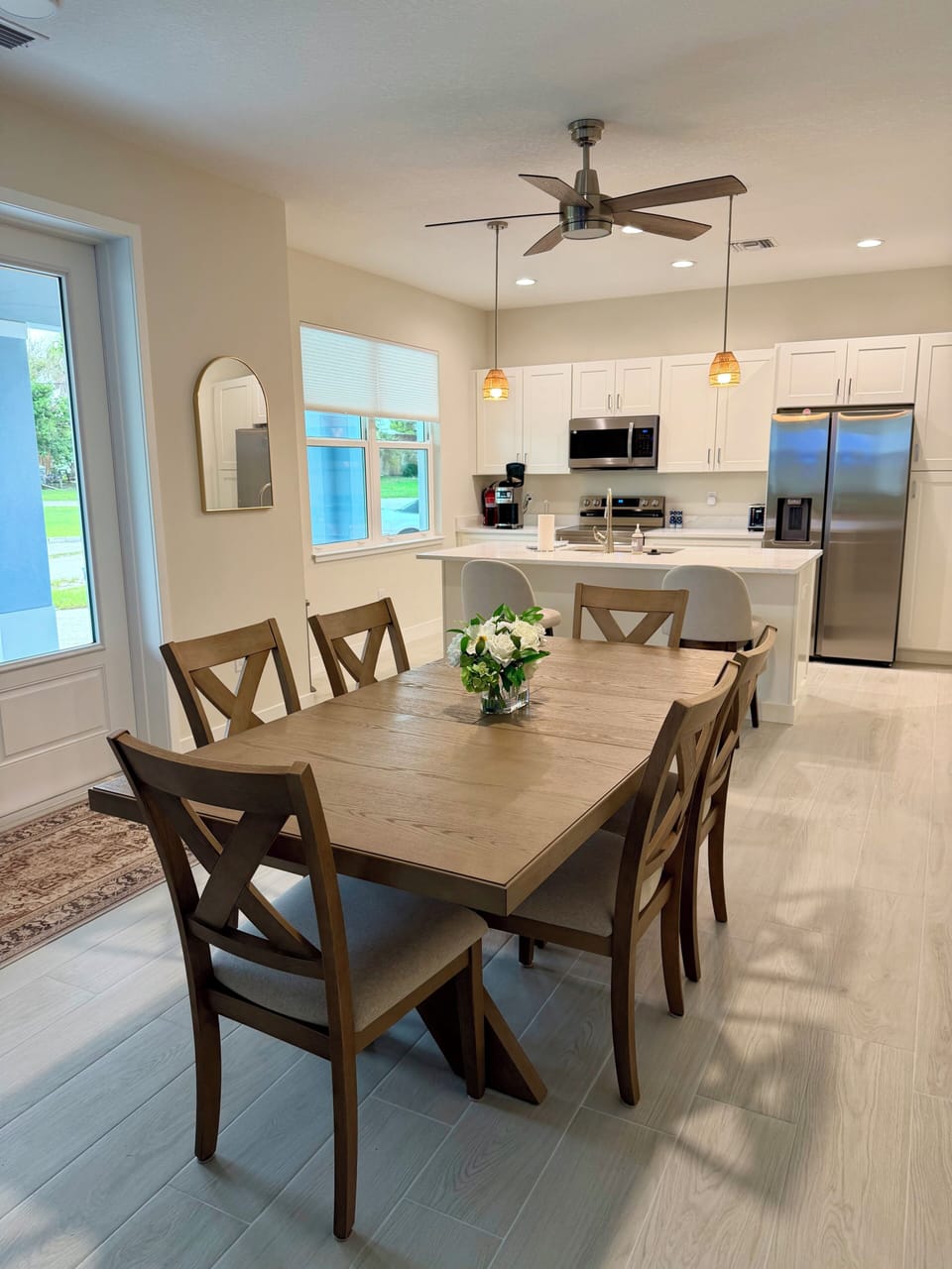Comfortable dining and bar stools 