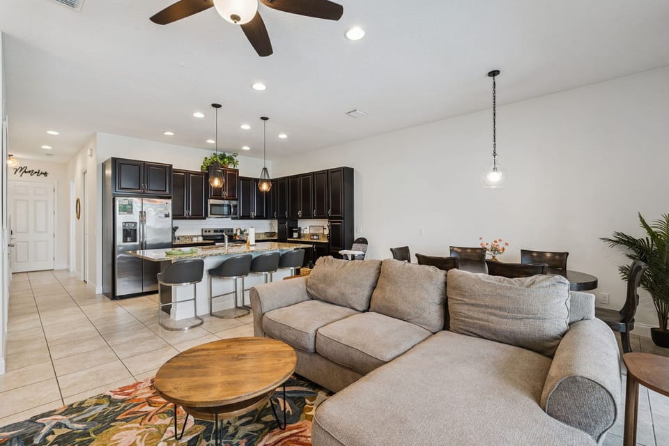 Open concept living, dining, and kitchen - perfect for gathering 