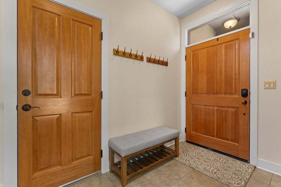 Main Front Door & Garage Entry