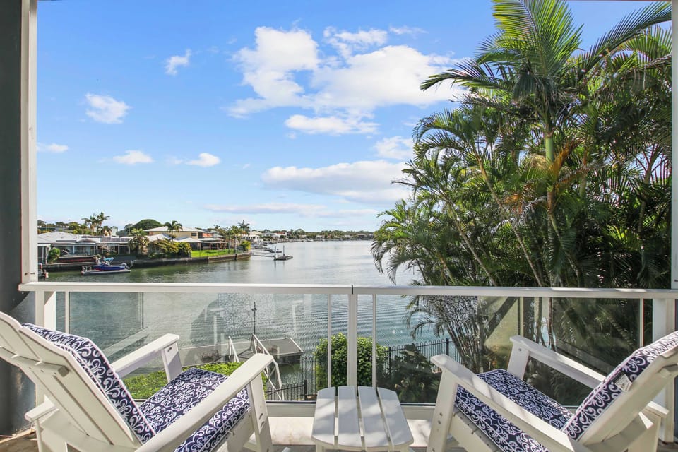 Two chairs on the balcony perfect for relaxing outdoors