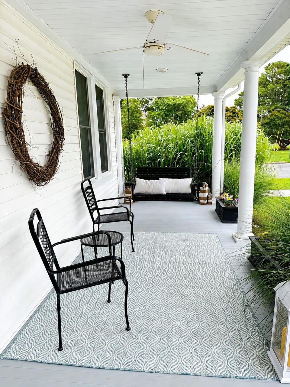 Relax on the front porch