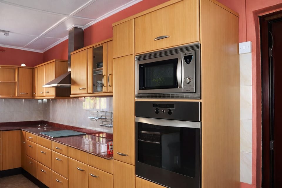 Fridge, shared microwave