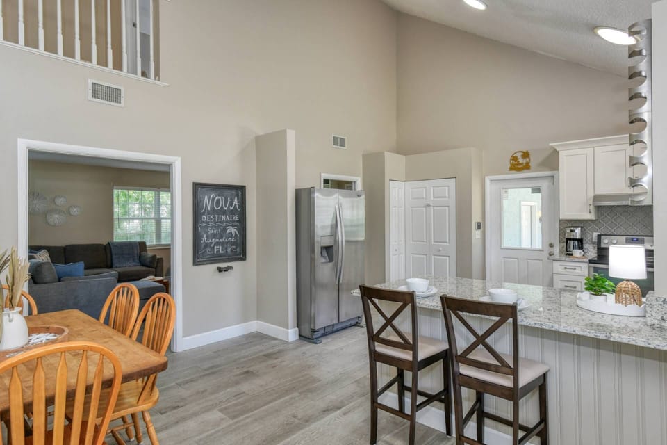 Grab a seat at the counter to enjoy meals and chat with the cook.