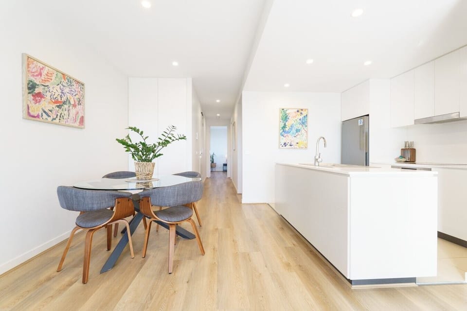 Gather around the dining table for meals, games or a catch-up before heading out to explore the local area.