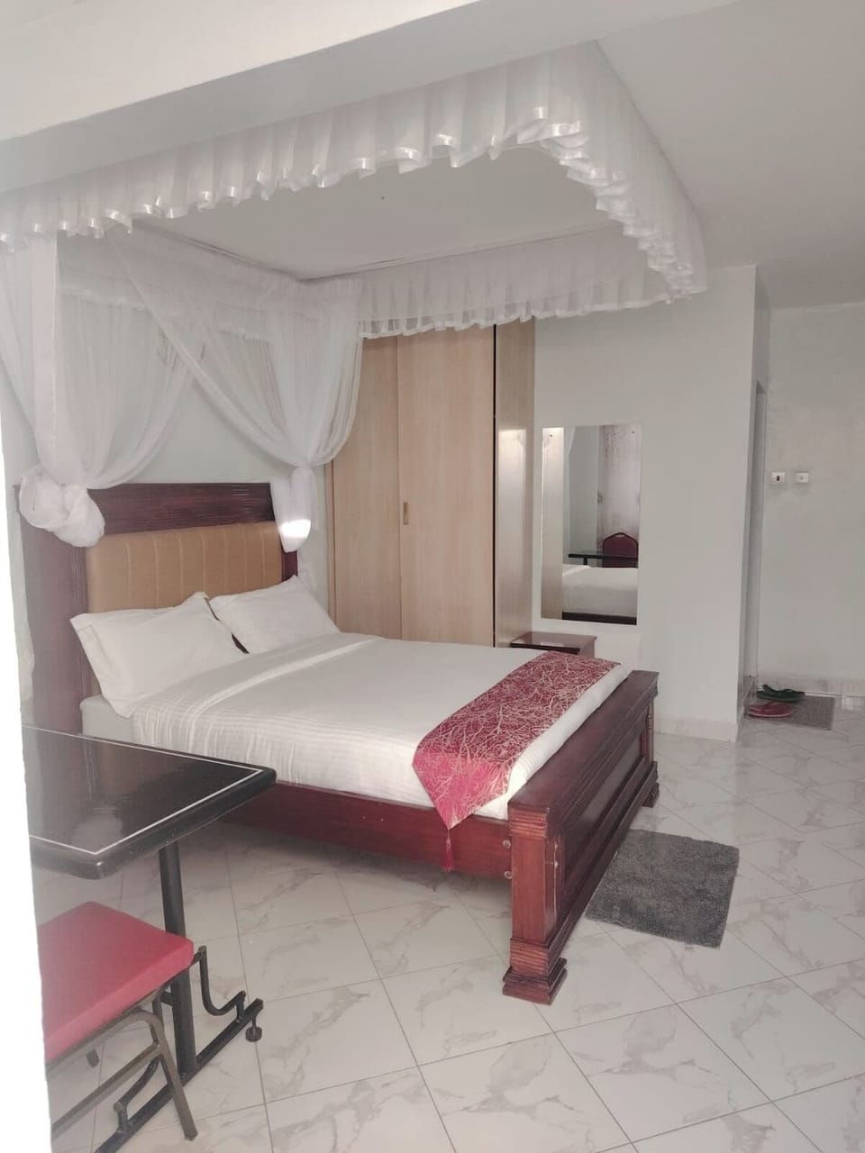 Comfort Double Room | Desk, laptop workspace, blackout drapes, iron/ironing board (on request)