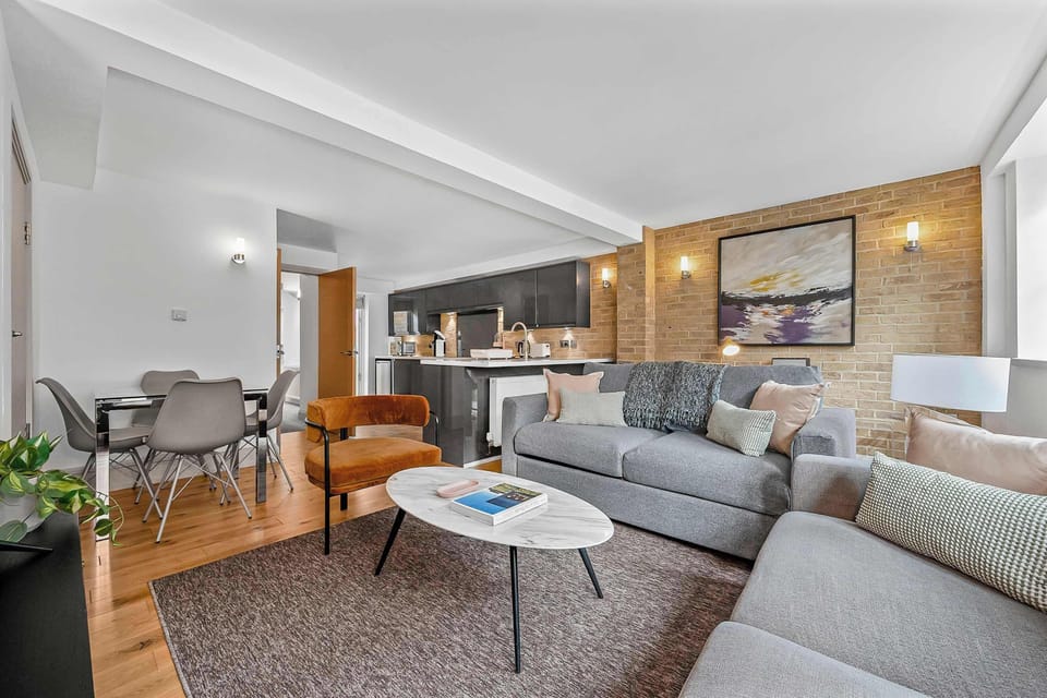 Apartment, 1 Double Bed with Sofa bed, Kitchen, City View (Bateman St 14, 3) | Living area