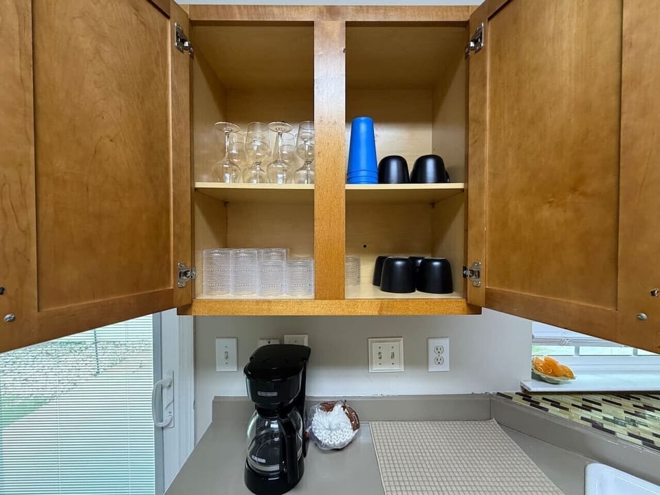Glassware and Drip Coffeemaker