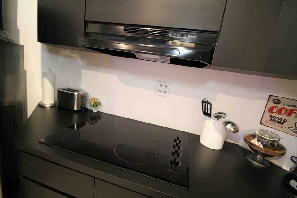 We offer plates, bowls, coffee mugs, cups, wine glasses, and plenty of space for your food needs.